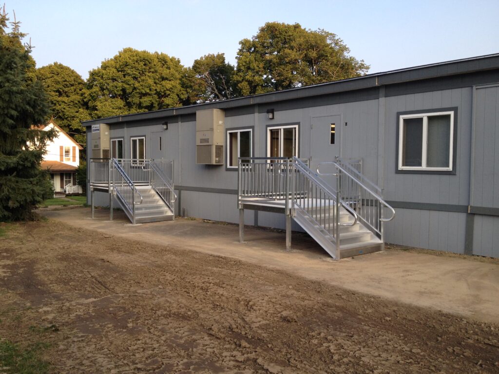 Double APEX Entry Stairs Installation for ModSpace