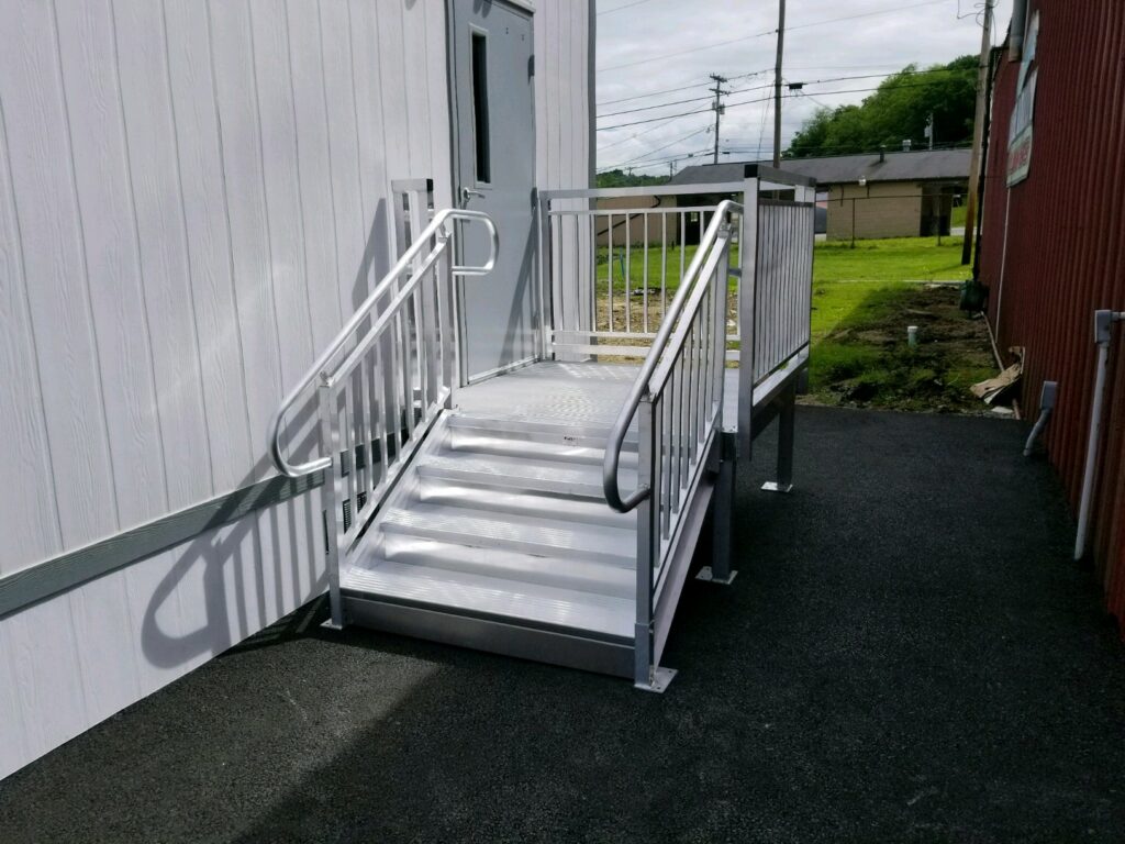 Entry Stairs Installation for ModSpace