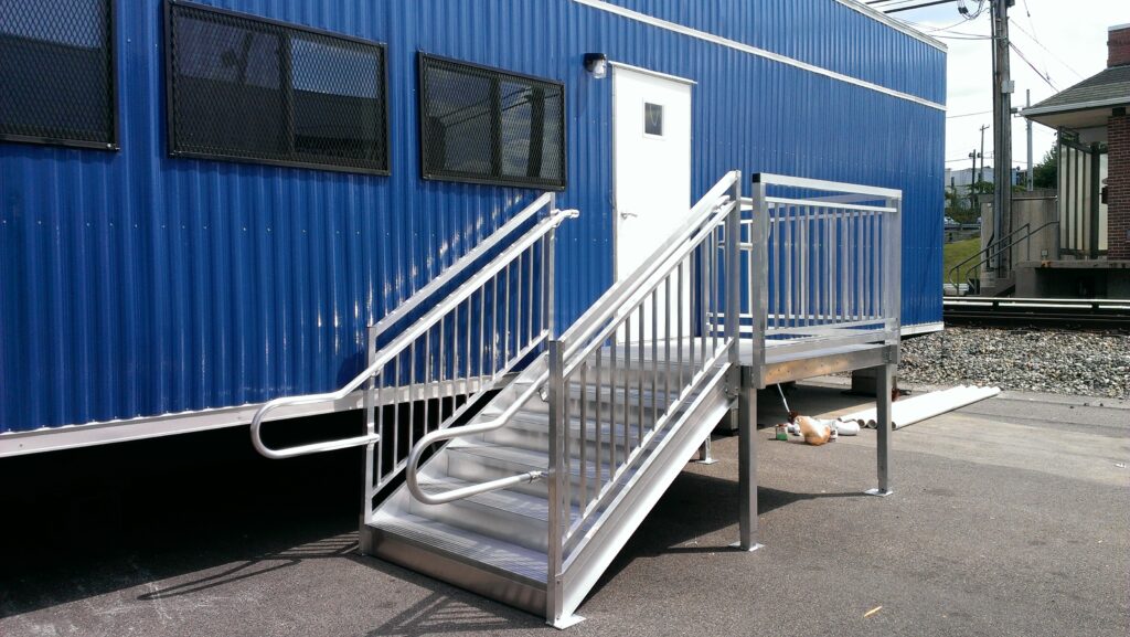 Entry Stairs Installation for ModSpace