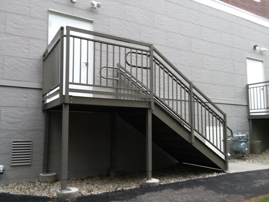 Entry Stairs Installation for Stevens Institute Technology, NJ