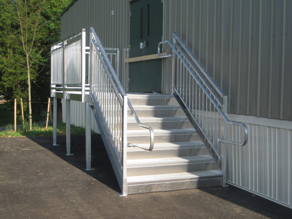 Entry Stairs Installation for Hannah Moore, MD