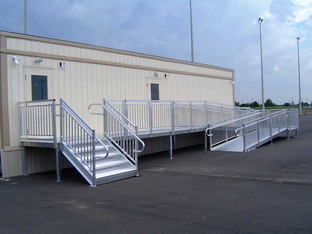 Entry Stairs and Wheelchair Ramp Installation for Atlanta Airport