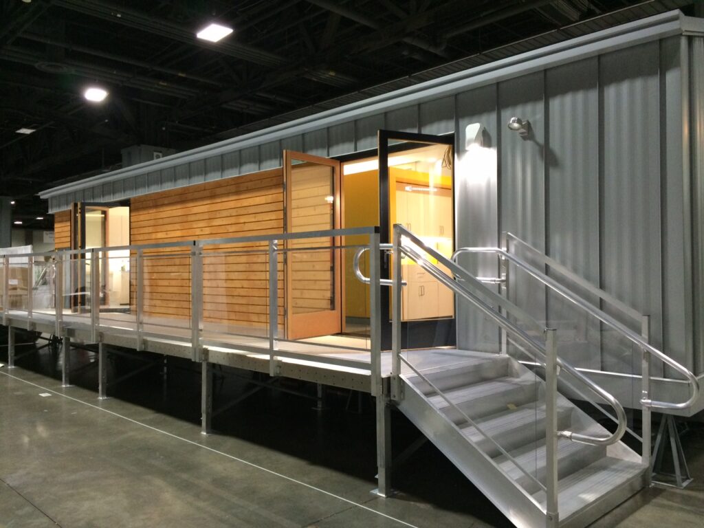 Stairs and Walkway Installation for Green Build Expo, DC