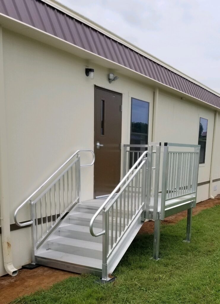 Entry Stairs Installation for Vanguard Modular