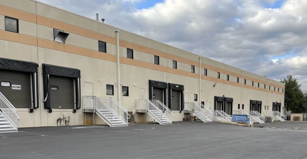 Dock Step stair installion NJ facility