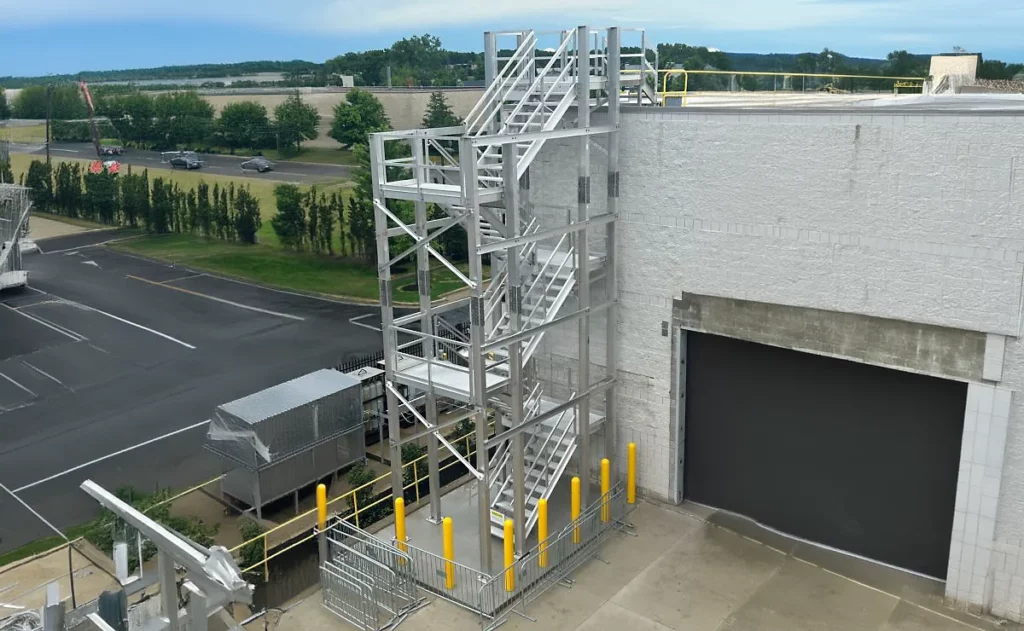 OSHA Stair Tower Installation